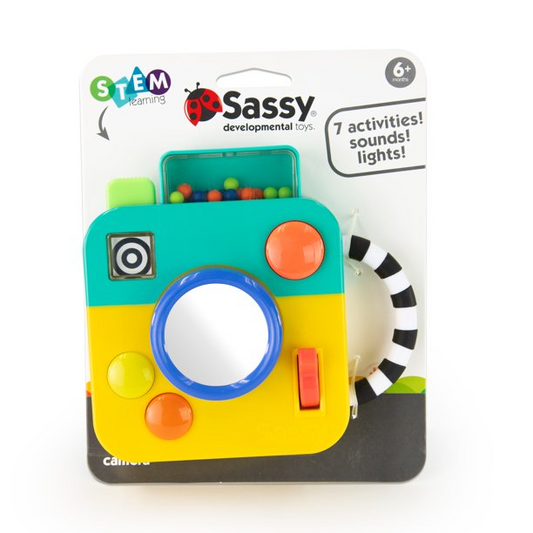 Sassy Busy Baby Camera Musical & Developmental Electronic Baby Toy - 6+ Months